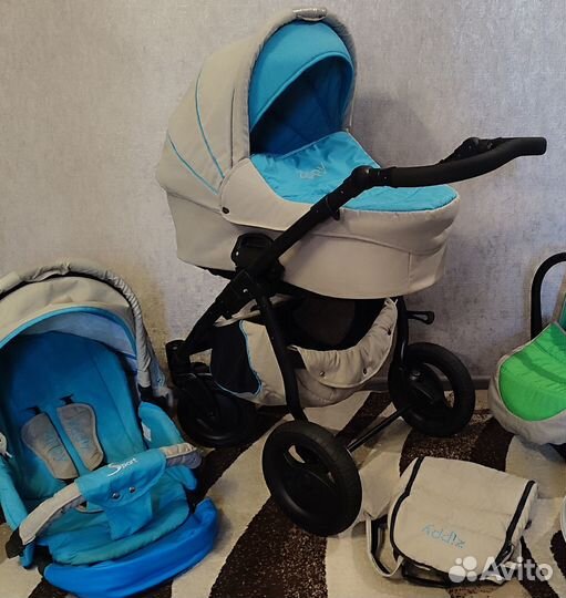 Коляска Tutis Zippy Sport 3в1.Состояние отличное