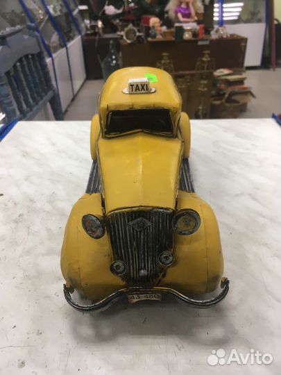 Модель такси металлическая