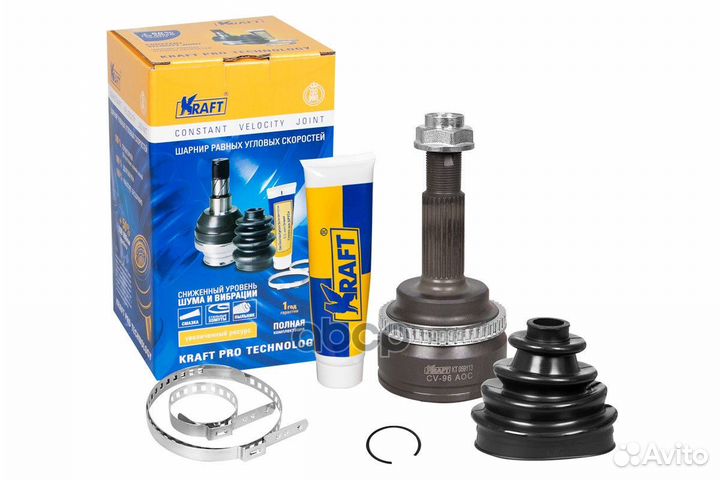 ШРУС toyota corolla 00- наруж. kt059113 Kraft