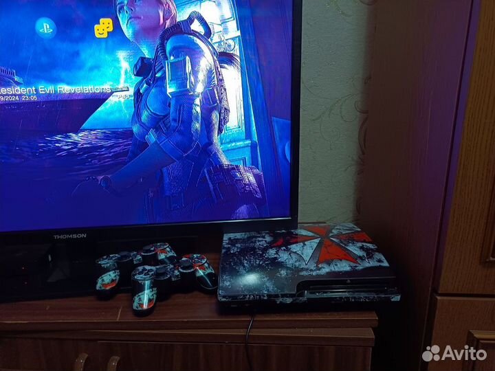 Игровая приставка ps3 slim прошитая
