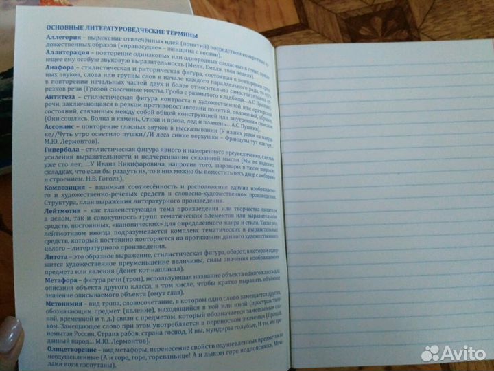 Тетрадь георгафия и литература