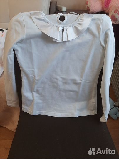 Блузки школьные для девочки 140