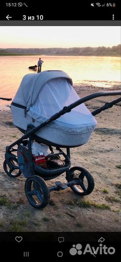 Коляска 2 в 1 бу