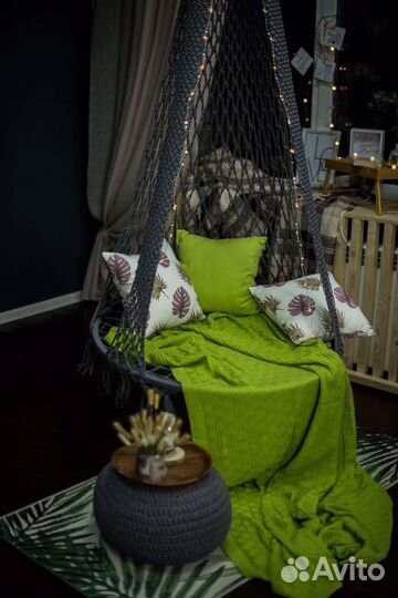 Подвесное кресло-гамак. Качели. Гнездо. Кресло кач