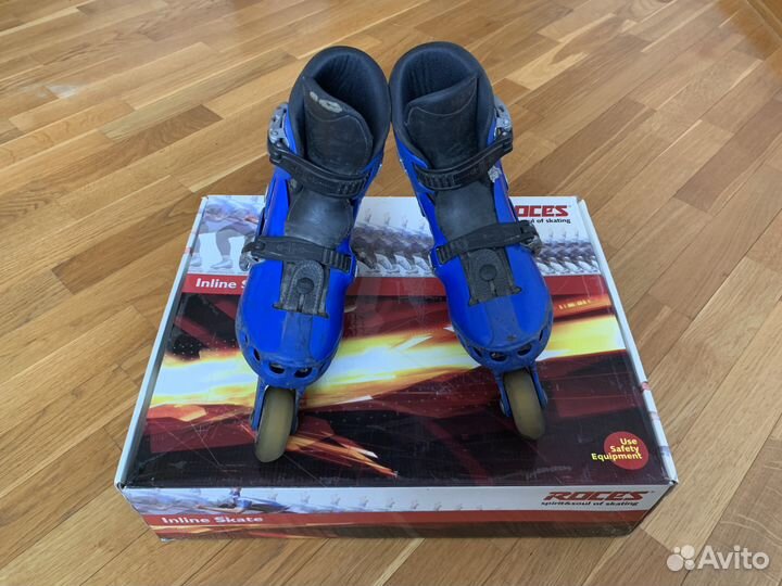 Роликовые коньки roces, 30-36(раздвижные)