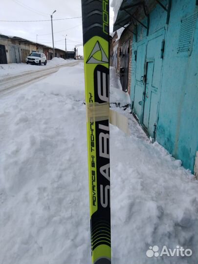 Продам комплект лыж с ботинками 43 размер