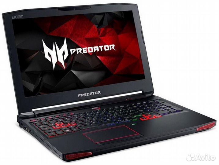 Acer 15.6 i7-7700HQ 4яд8пт GTX1070 16Gb SSD120 1Tb