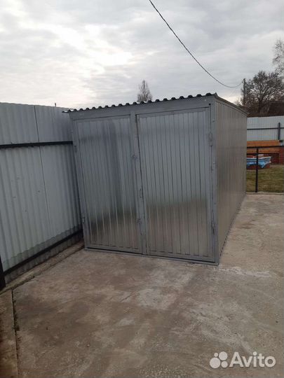 Гараж металлический хозблок