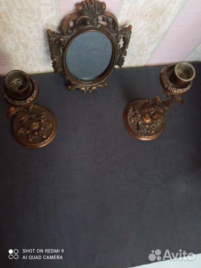 Подсвечники и зеркало СССР