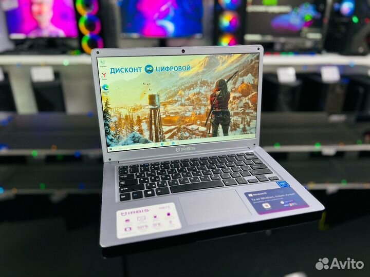 Ноутбук Irbis Новый intel/4 ядра/SSD Гарантия
