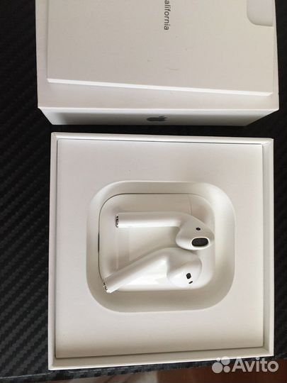 Наушники TWS Apple Airpods 2 (mv7n2ru/A) белый