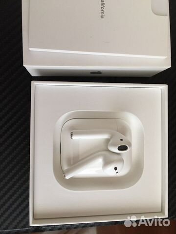 Наушники TWS Apple Airpods 2 (mv7n2ru/A) белый