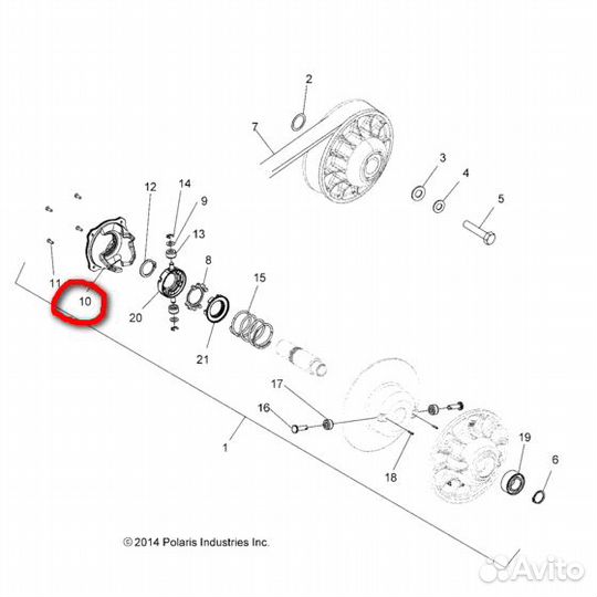 Хеликс- направляющая Polaris 3234356