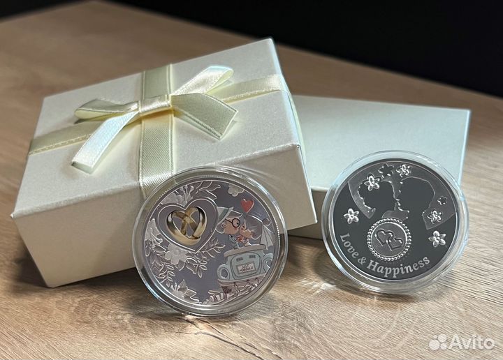 Серебряные монеты из серии «Свадьба», 10г