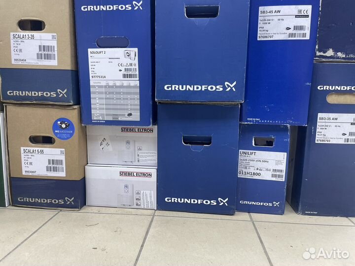 Скважинный насос SQE 3-55,65,80,95,105 Grundfos