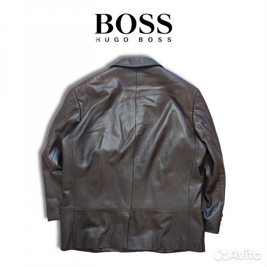 Кожаная куртка Hugo Boss оригинал