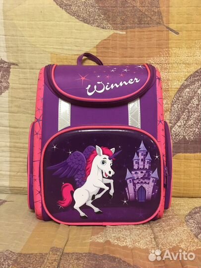 Рюкзак школьный для девочки Winner Единорог
