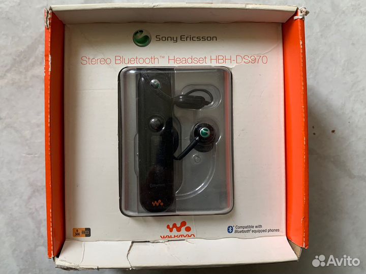 Bluetooth наушники Sony Ericsson HBH-DS970