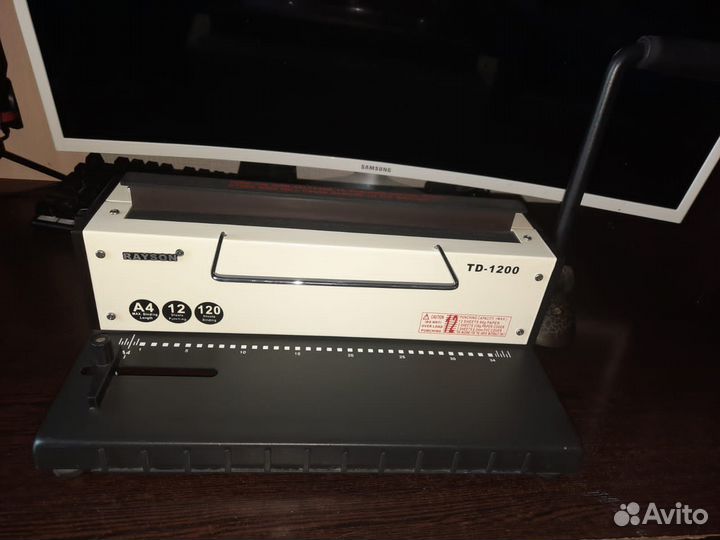 Брошюратор rayson TD-1200 на металлическую пружину