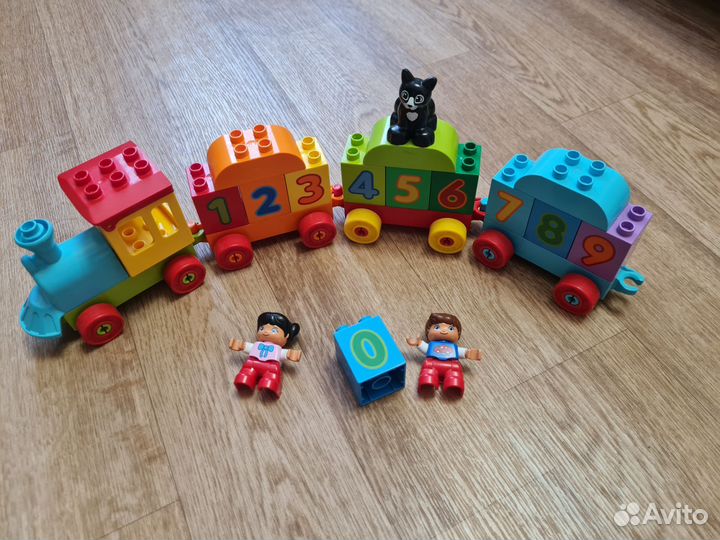 Lego duplo поезд 10847 считай и играй