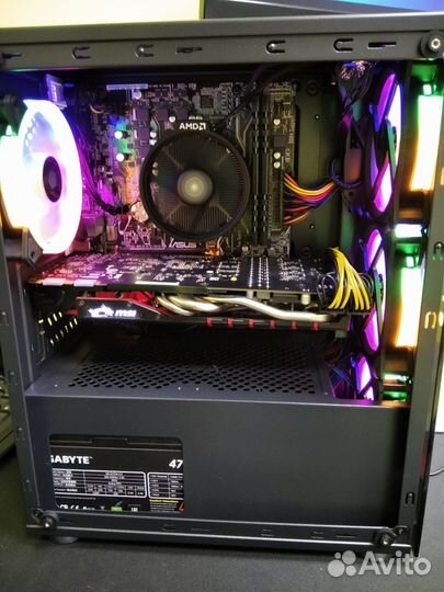 Игровой компьютер Ryzen1600-GTX980-16DDR4-500M.2