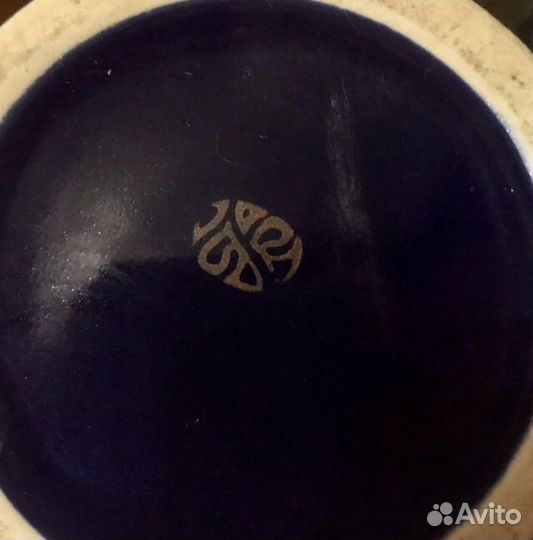 Чайник фарфор Бронница кобальт новый;кофейник