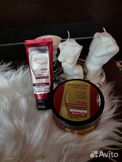 Наборы косметики скраб, крем, spf, тушь, подводка