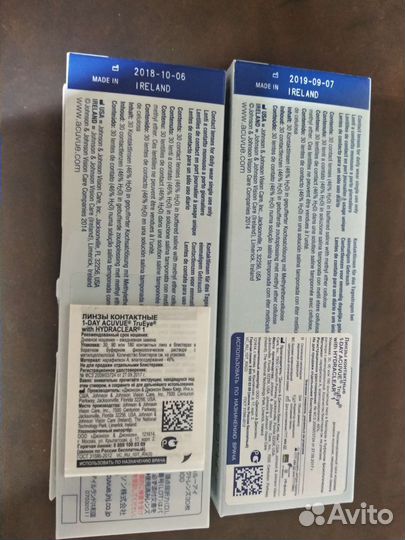 Линзы контактные acuvue