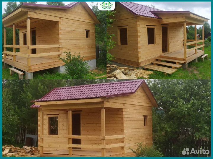 Баня из бруса. Сруб бани 4