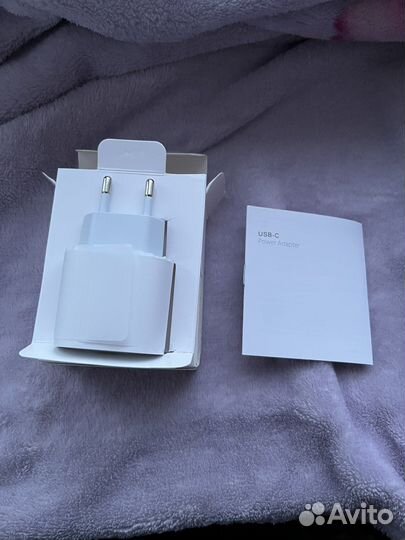 Адаптер питания apple 20w