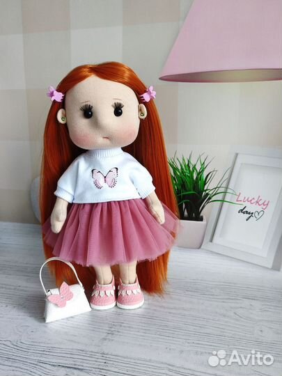 Текстильная игровая кукла