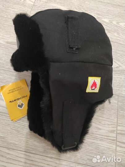 Мужская шапка-ушанка Роснефть 60