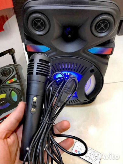 Блютуз колонка + микрафон