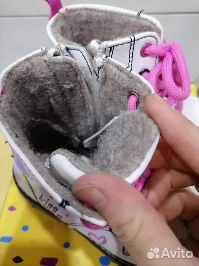 Ботинки демисезонные для девочки 26