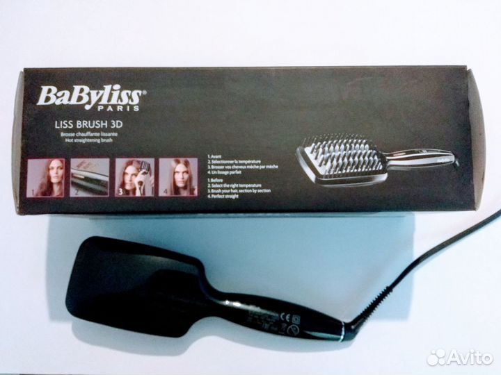 Расческа-фен для выпрямления волос BaByliss 3D