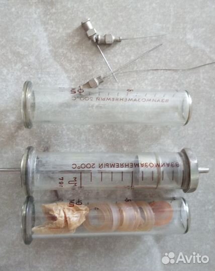Шприц стеклянный СССР