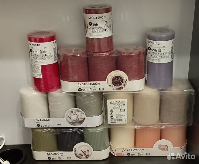 Свечи IKEA икеа
