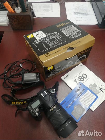 Зеркальный фотоаппарат nikon d80