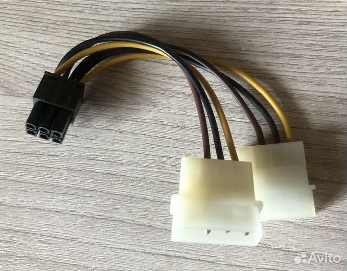 Переходник для доп питания видеокарты