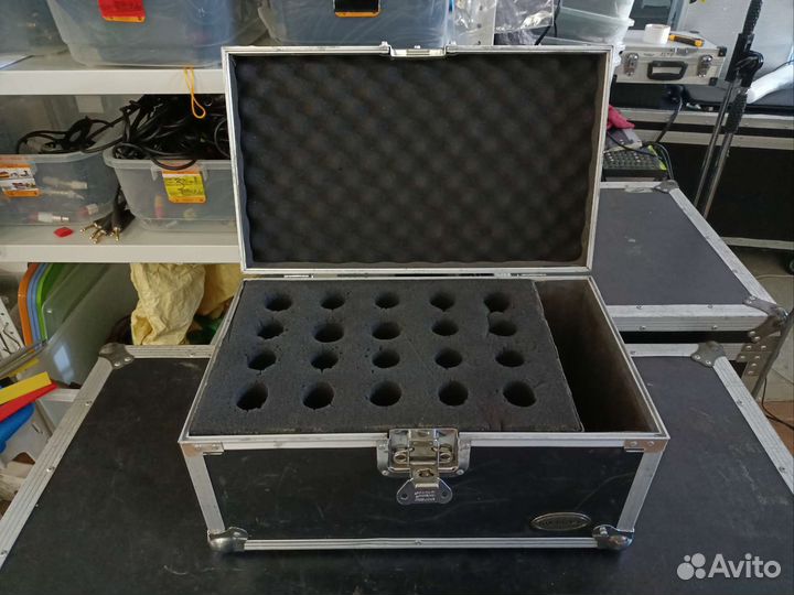 Кофр для 20 микрофонов микрофонный кофр кейс