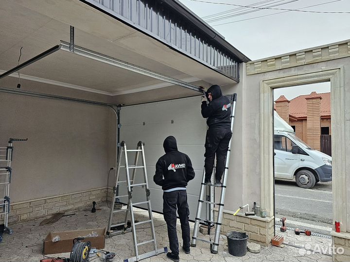 Автоматические гаражные секционные ворота