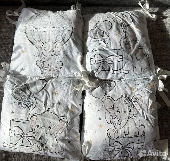 Бортики на кроватку