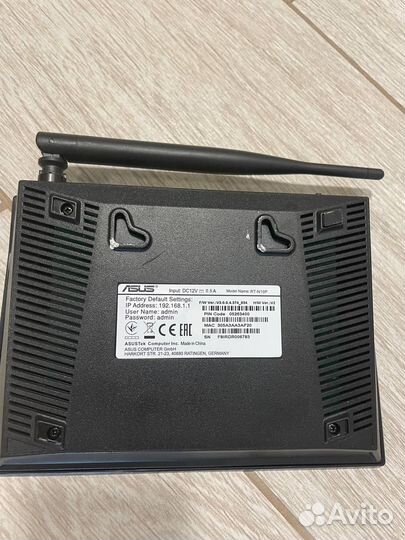 Wi-Fi роутер asus RT-N10P