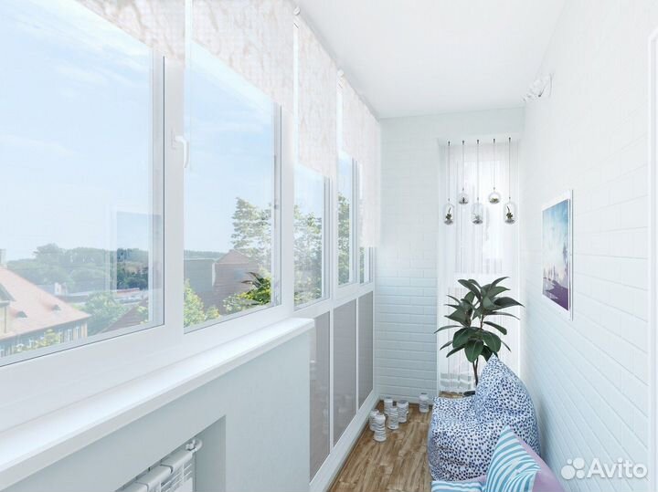 Утепление и обшивка балконов