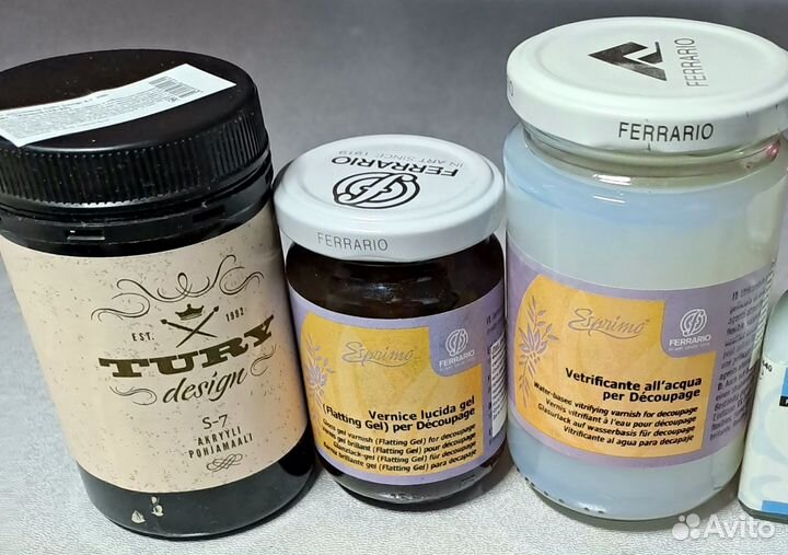 Акриловые краски художественные бу