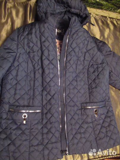 Куртка женская демисезонная, размер 60