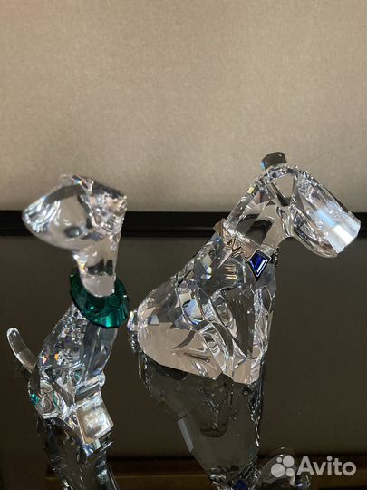 Swarovski кот и пес