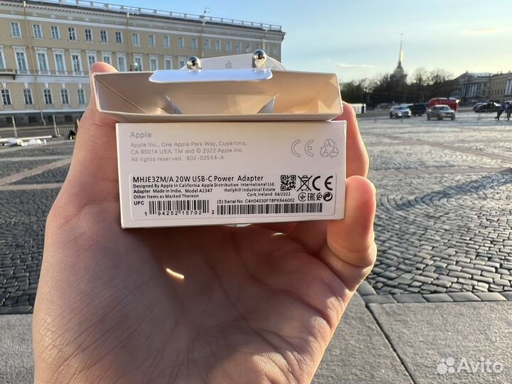 Блок питания apple 20w
