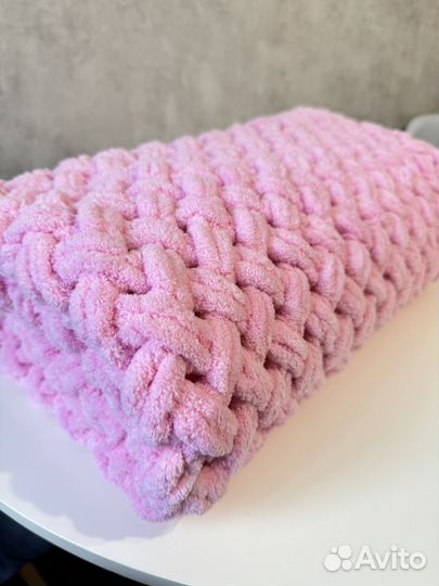 Плед детский вязаный ручная работа