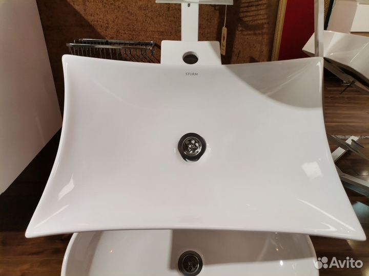 Раковина встраиваемая 57x36 sturm